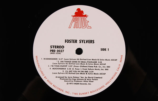 Foster Sylvers – Vinyl LP/CD – Mr Bongo