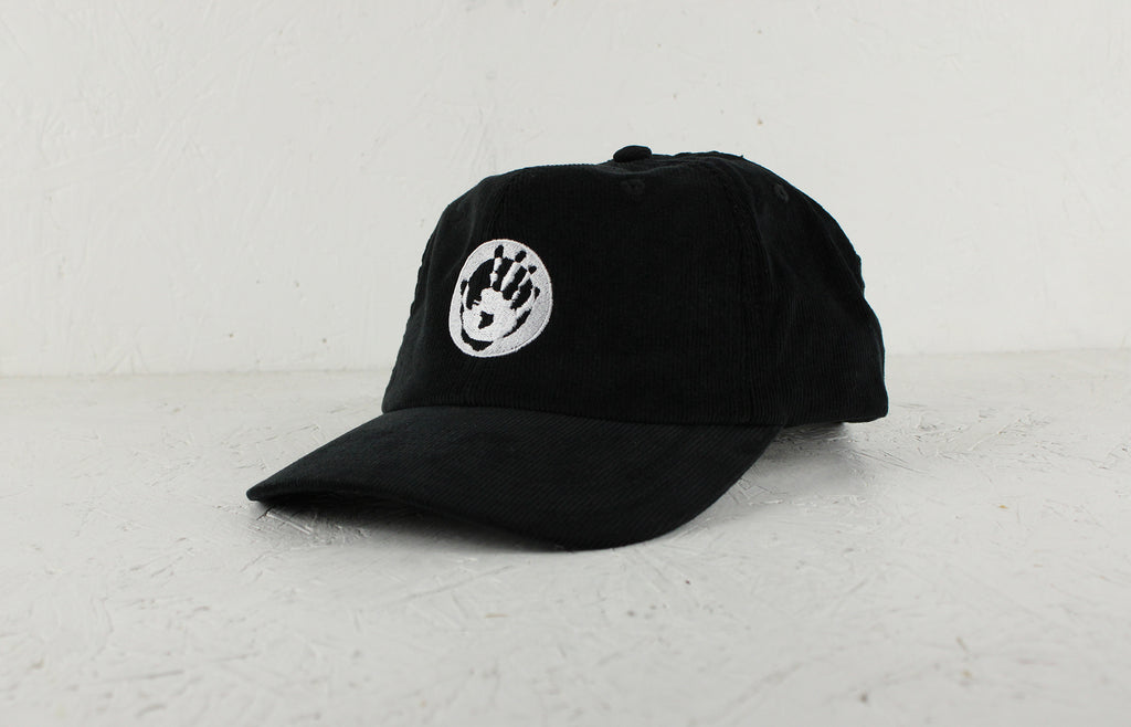 Mr Bongo Cordoruy Cap – Hand Logo (Black & White)