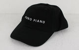 – Piano Piano Black Canvas Cap