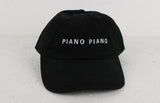 – Piano Piano Black Canvas Cap