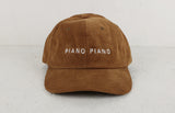 Piano Piano Brown Cord Cap - Piano Piano logo