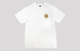 Mr Bongo Short Sleeve T-Shirt – Brazil 45 Bang (White T with Black & Yellow Print) - Mr Bongo