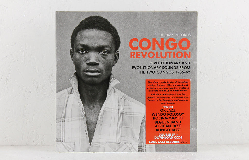 Soul Jazz Records presents Congo Revolution – Revolutionary and Evolutionary Sounds from the Two Congos 1955-62 – Vinyl 2LP