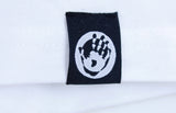 Mr Bongo Short Sleeve T-Shirt - Heritage Handprint (White & Black)